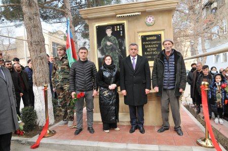 Abşeron rayonunda şəhid Rüfət Şabanovun 21-ci doğum günündə bulaq kompleksi istifadəyə verildi