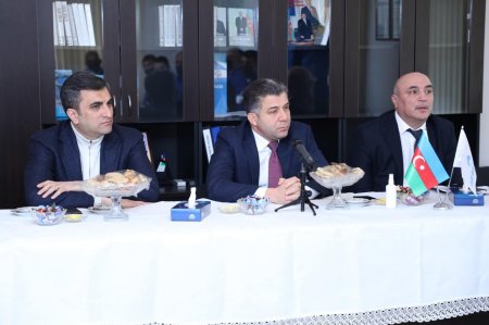 Ruslan Əliyev bölgələrdə  birlik əməkdaşları ilə görüşüb - FOTO
