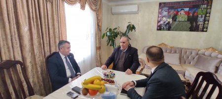 Abşeron rayonunda şəhid ailələri Novruz bayramı günlərində ziyarət edilmişdir