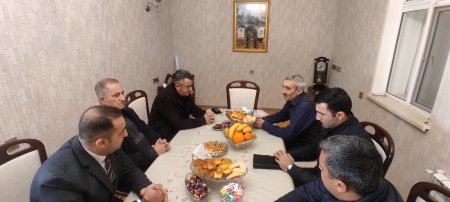 Abşeron rayonunda şəhid ailələri Novruz bayramı günlərində ziyarət edilmişdir