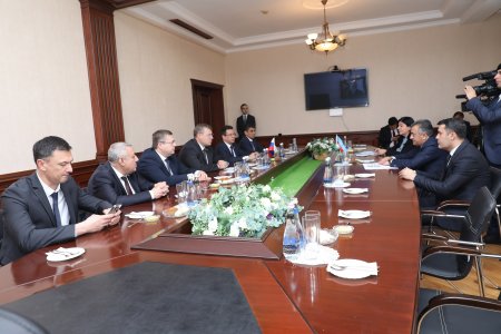 Abidin Fərzəliyev  Həştərxan  vilayətinin  qubernatoru  ilə  görüşüb