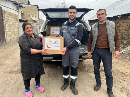 “AzerGold” QSC Daşkəsən və Göygöl rayonlarında sosial yardım aksiyası keçirib