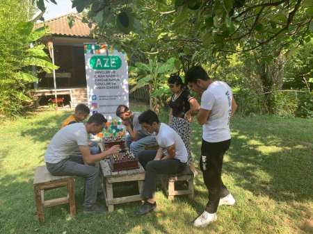 Zərdab rayon Gənclər və İdman idarəsinin təşkilatçılığı ilə yeniyetmə və gənclərin iştirakı ilə günərzi yay düşərgəsi təşkil olunub-FOTO