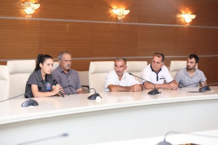 SOCAR “AZƏRİQAZ” İB-nin Baş direktoru Qəbələ rayonunda vətəndaş qəbulu keçirib -FOTO
