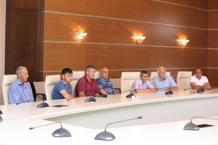 SOCAR “AZƏRİQAZ” İB-nin Baş direktoru Qəbələ rayonunda vətəndaş qəbulu keçirib -FOTO