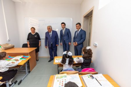 Heydər Əliyev Fondunun təşəbbüsü və “AzerGold” QSC-nin dəstəyi ilə  Daşkəsəndə inşa edilən yeni məktəb binası istifadəyə verilib