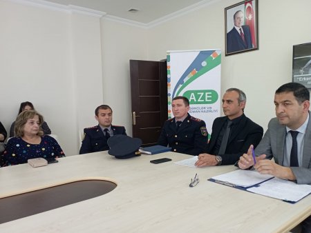 Şirvan polisi maarifləndirici tədbir keçirib -  FOTO