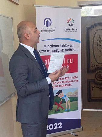 Tərtərdə “Minaların təhlükəsi üzrə maarifçilik tədbirləri” mövzusunda tədbir keçirilib // FOTO-VİDEO