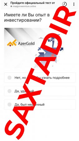 “AzerGold” QSC-nin məlumatı