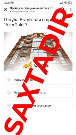 “AzerGold” QSC-nin məlumatı