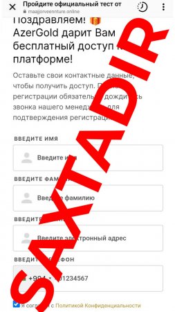 “AzerGold” QSC-nin məlumatı