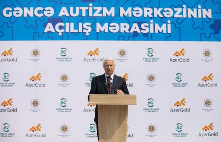 Heydər Əliyev Fondunun təşəbbüsü, “AzerGold” QSC-nin dəstəyi ilə  Gəncədə Autizm Mərkəzi istifadəyə verilib