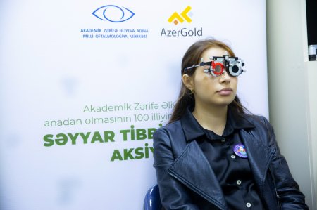 Daşkəsən rayonunda akademik Zərifə Əliyevanın 100 iliyinə həsr olunmuş səyyar göz müayinəsi aksiyası keçirilib - FOTO