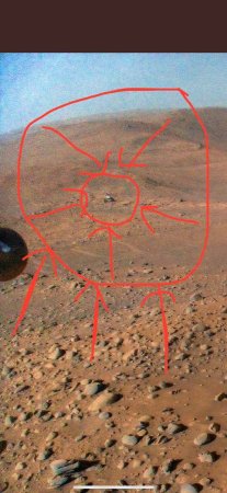 Ingenuity Marsda maraqlı foto çəkdirib Perseverance roverini görə bilərsinizmi?