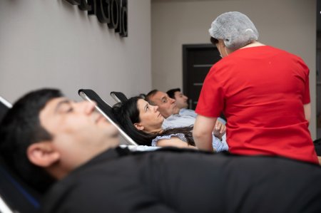 “AzerGold” QSC-də Ümummilli Lider Heydər Əliyevin 100 illik yubileyi münasibətilə qanvermə aksiyası təşkil edilib 