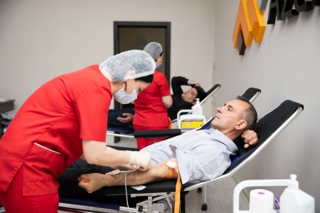 “AzerGold” QSC-də Ümummilli Lider Heydər Əliyevin 100 illik yubileyi münasibətilə qanvermə aksiyası təşkil edilib 