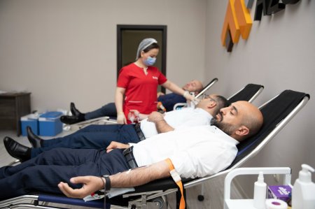 “AzerGold” QSC-də Ümummilli Lider Heydər Əliyevin 100 illik yubileyi münasibətilə qanvermə aksiyası təşkil edilib 