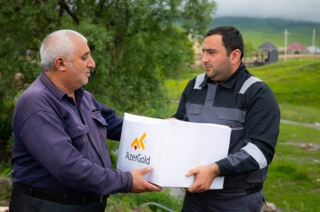 “AzerGold” QSC Qurban bayramı münasibətilə Daşkəsən rayonunda  şəhid ailələrini ziyarət edib - FOTO
