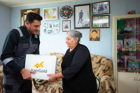 “AzerGold” QSC Qurban bayramı münasibətilə Daşkəsən rayonunda  şəhid ailələrini ziyarət edib - FOTO