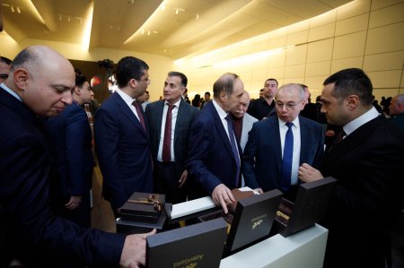 “AzerGold” QSC Ulu Öndər Heydər Əliyevin 100 illiyinə həsr olunmuş  qızıl sikkənin təqdimat mərasimini keçirib - FOTO