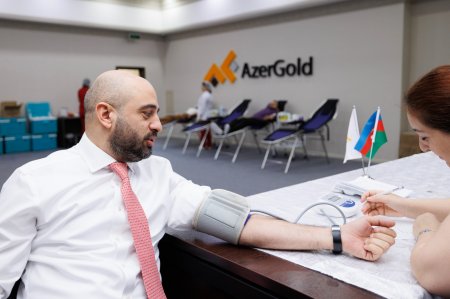 “AzerGold” QSC-də növbəti qanvermə aksiyası keçirilib - FOTO