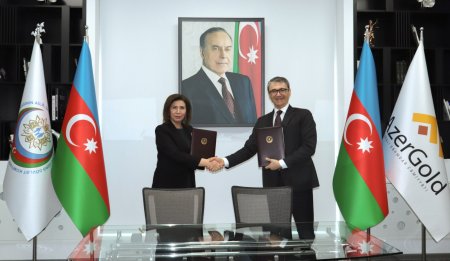 “AzerGold” QSC və Ailə, Qadın və Uşaq Problemləri üzrə Dövlət Komitəsi arasında birgə əməkdaşlıq haqqında Memorandum imzalanıb