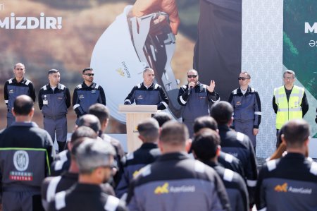Çovdar İnteqrəolunmuş Regional Emal Sahəsində Ümumdünya Əməyin Mühafizəsi Günü qeyd olunub - FOTO
