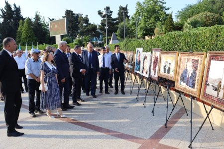 Xətai rayonunda Milli Qurtuluş Günü ilə bağlı silsilə tədbirlər davam edir - FOTOLAR