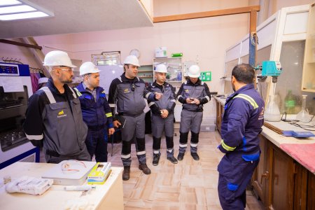 “AzerGold” QSC-nin İşçi qrupu hasilatın pay bölgüsü haqqında Saziş çərçivəsində Gədəbəydəki mədənlərə baxış keçirib