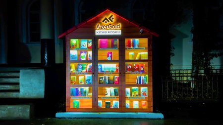 “Kitab köşkü” – “AzerGold” QSC-dən daha bir maarifləndirici layihə - FOTO