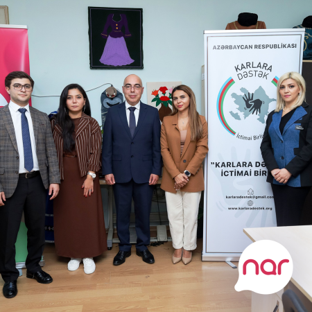 “Nar” nitq və eşitmə məhdudiyyətli şəxslər üçün peşə təlimlərinə dəstəyini davam etdirir - FOTO