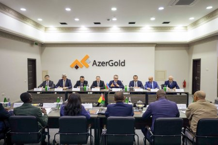 "AzerGold” QSC-də Qvineya-Bisau Respublikasının nümayəndə heyəti ilə görüş keçirilib "AzerGold” QSC-də Qvineya-Bisau Respublikasının nümayəndə heyəti ilə görüş keçirilib