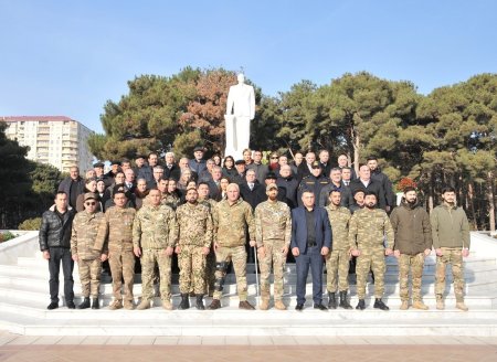 Abşeronda Heydər Əliyevin anım günü dərin ehtiramla qeyd olunub - FOTO
