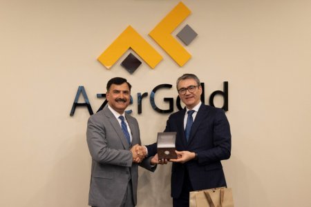 “AzerGold”da Pakistanın “Frontier Works Organization” şirkətinin nümayəndə heyəti ilə görüş keçirilib