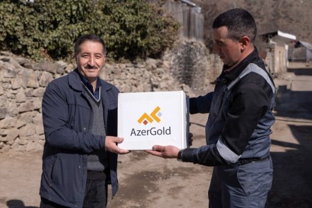 “AzerGold” Göygöl rayonunda növbəti sosial yardım aksiyası təşkil edib