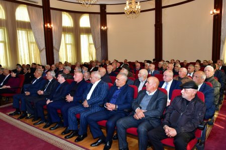 Abşeron Rayon Ağsaqqallar Şurasının konfransı keçirilib - FOTO