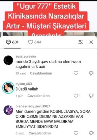 “Uğur 777” klinikası ilə bağlı narahatlıqlar artır: xəstələrin şikayətləri səngimir - FOTOLAR
