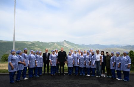 İlham Əliyev Laçında açılışlar etdi - FOTO İlham Əliyev Laçında açılışlar etdi - FOTO
