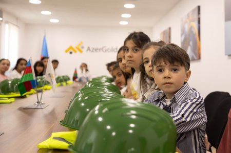 “AzerGold” QSC-nin əməkdaşlarının övladları üçün qızıl mədəninə ekskursiya təşkil edilib - FOTO