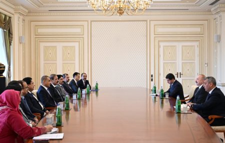 İlham Əliyev qəbul keçirdi - FOTO