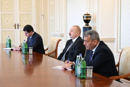 İlham Əliyev qəbul keçirdi - FOTO