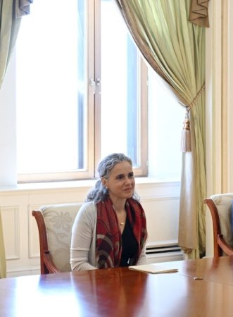 Prezident Maqdalena Qrononu qəbul edib