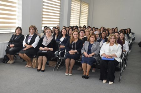 Quba rayonu üzrə təhsil işçiləri ilə görüş keçirilib.