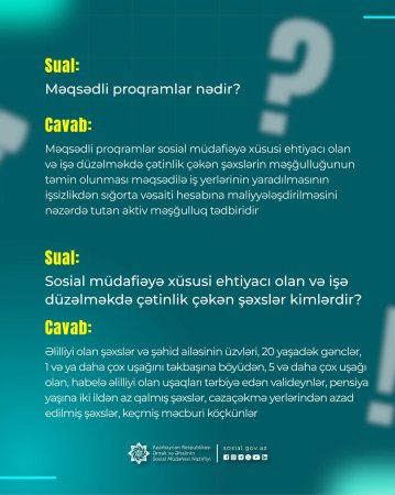 İşəgötürənlərin nəzərinə!