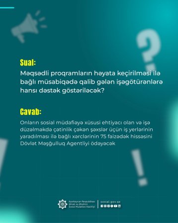 İşəgötürənlərin nəzərinə!