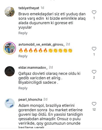 Alıcı “Bravo”nun satdığı ətdən iyrənir, “Bravo” isə ətini reklam edir – Video