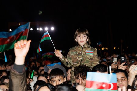 Zəfər Günü Abşeron rayonunda coşqu ilə qeyd olunub - FOTO