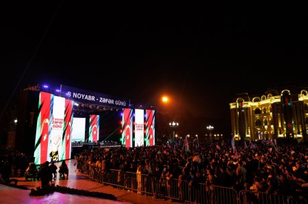 Zəfər Günü Abşeron rayonunda coşqu ilə qeyd olunub - FOTO