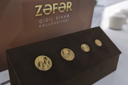 “AzerGold” “Zəfər” adlı yeni qızıl sikkə kolleksiyasını təqdim etdi - Foto