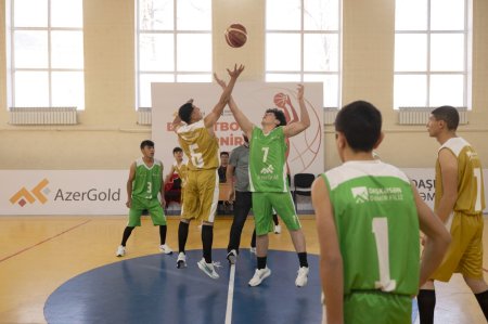 Daşkəsəndə məktəblilər arasında basketbol turniri keçirilib